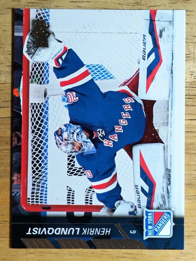2015-16 Upper Deck #382 Henrik Lundqvist