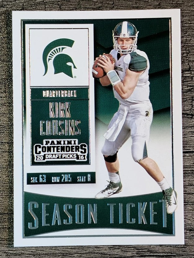 2016 Panini Contenders Draft Picks #62 Kirk Cousins
