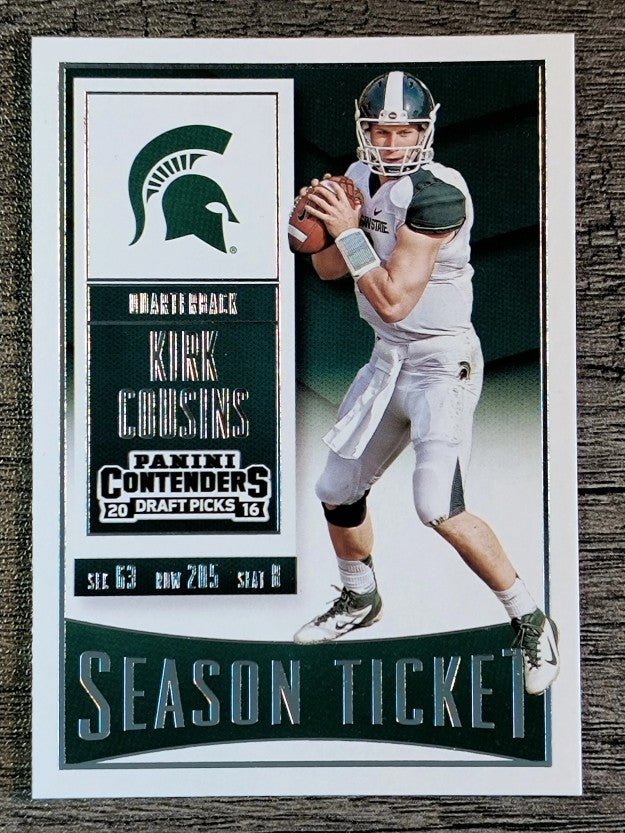 2016 Panini Contenders Draft Picks #62 Kirk Cousins