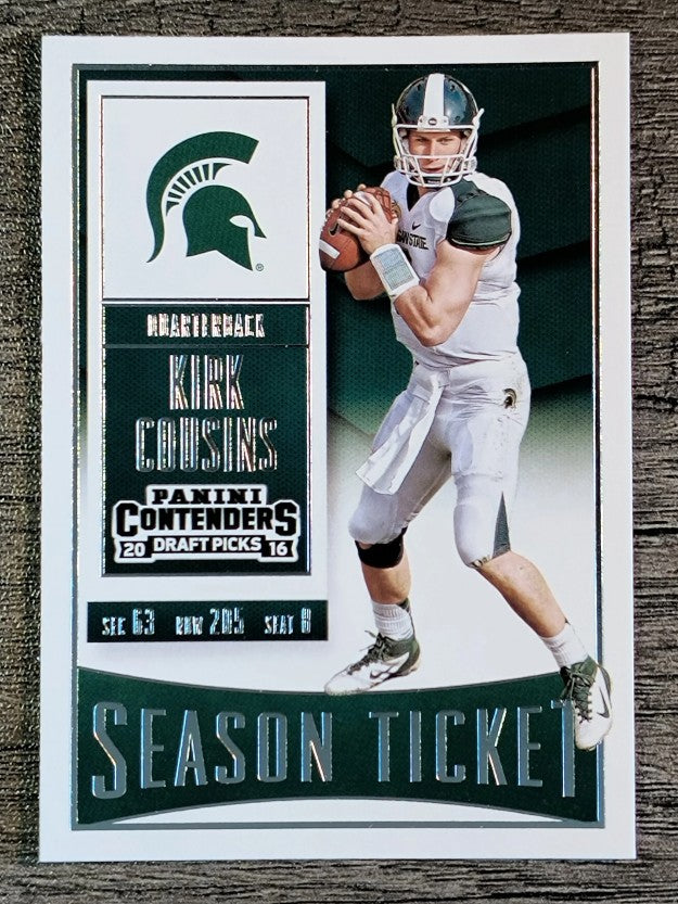 2016 Panini Contenders Draft Picks #62 Kirk Cousins