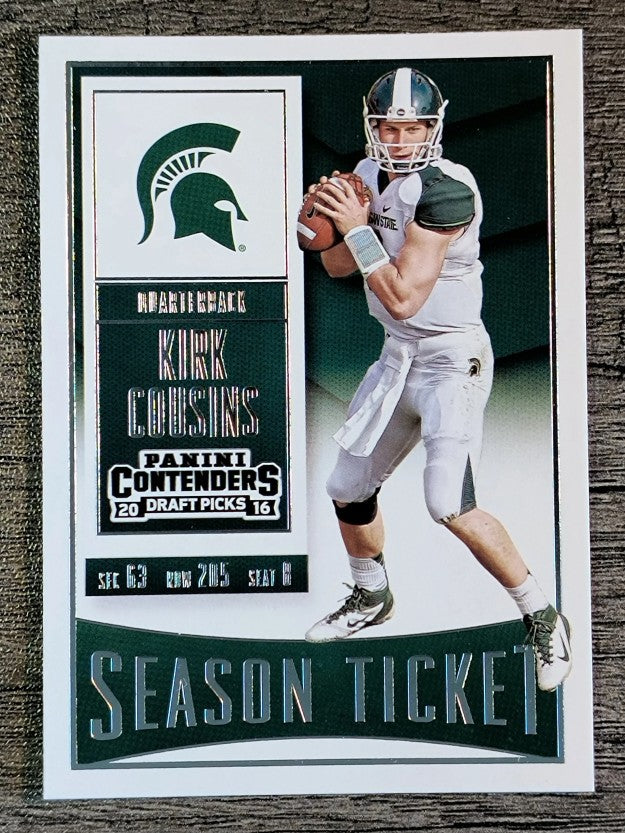 2016 Panini Contenders Draft Picks #62 Kirk Cousins