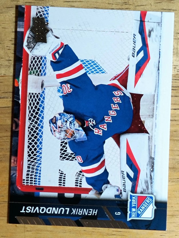 2015-16 Upper Deck #382 Henrik Lundqvist