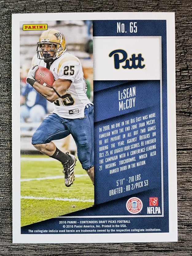 2016 Panini Contenders Draft Picks #65 LeSean McCoy