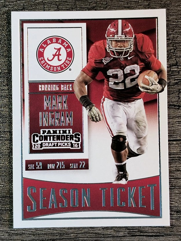 2016 Panini Contenders Draft Picks #70 Mark Ingram