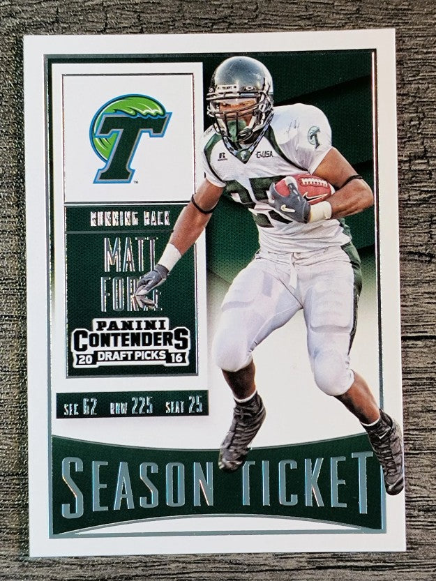 2016 Panini Contenders Draft Picks #72 Matt Forte