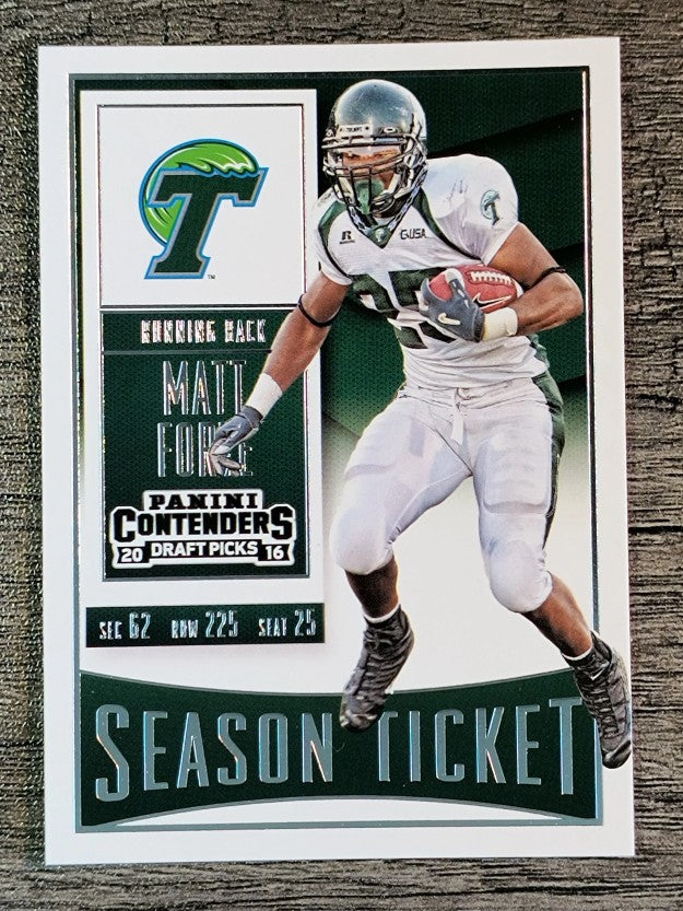 2016 Panini Contenders Draft Picks #72 Matt Forte
