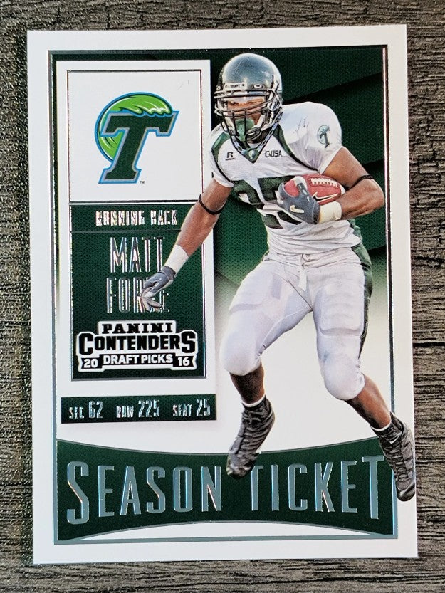 2016 Panini Contenders Draft Picks #72 Matt Forte