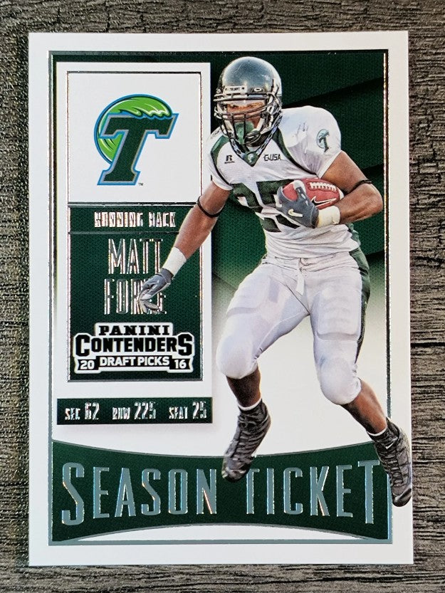 2016 Panini Contenders Draft Picks #72 Matt Forte