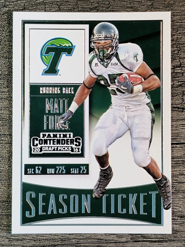 2016 Panini Contenders Draft Picks #72 Matt Forte