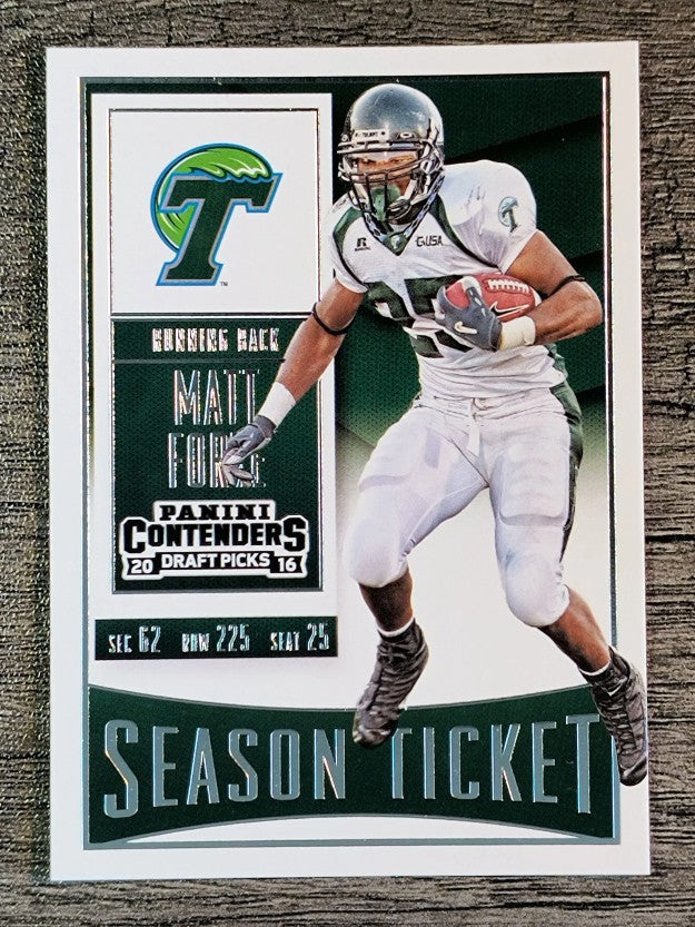 2016 Panini Contenders Draft Picks #72 Matt Forte