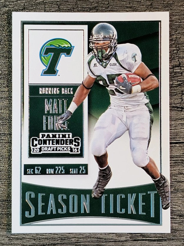 2016 Panini Contenders Draft Picks #72 Matt Forte
