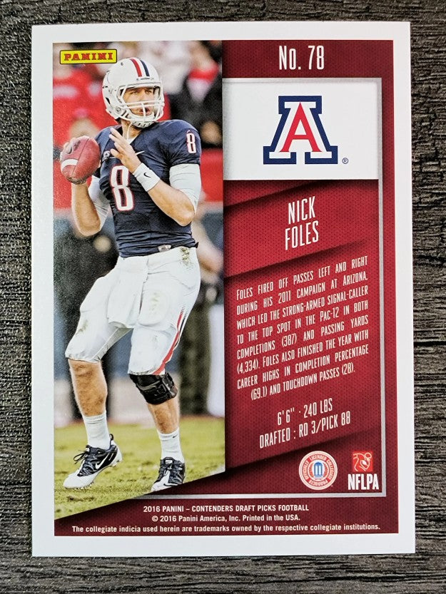 2016 Panini Contenders Draft Picks #78 Nick Foles