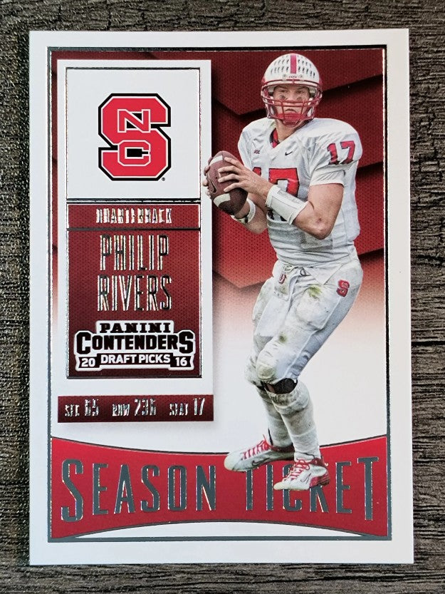 2016 Panini Contenders Draft Picks #82 Philip Rivers