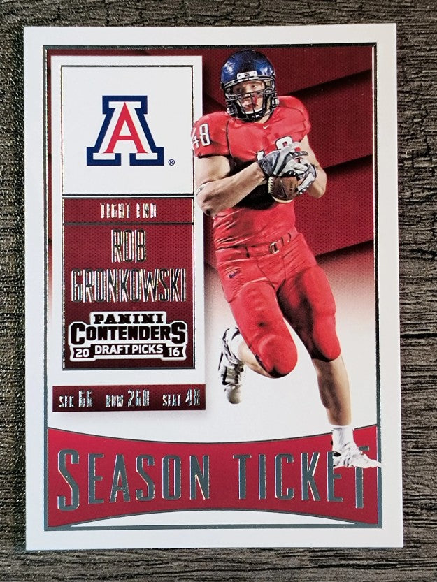 2016 Panini Contenders Draft Picks #85 Rob Gronkowski