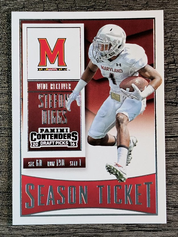 2016 Panini Contenders Draft Picks #86 Stefon Diggs