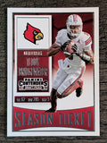 2016 Panini Contenders Draft Picks #91 Teddy Bridgewater