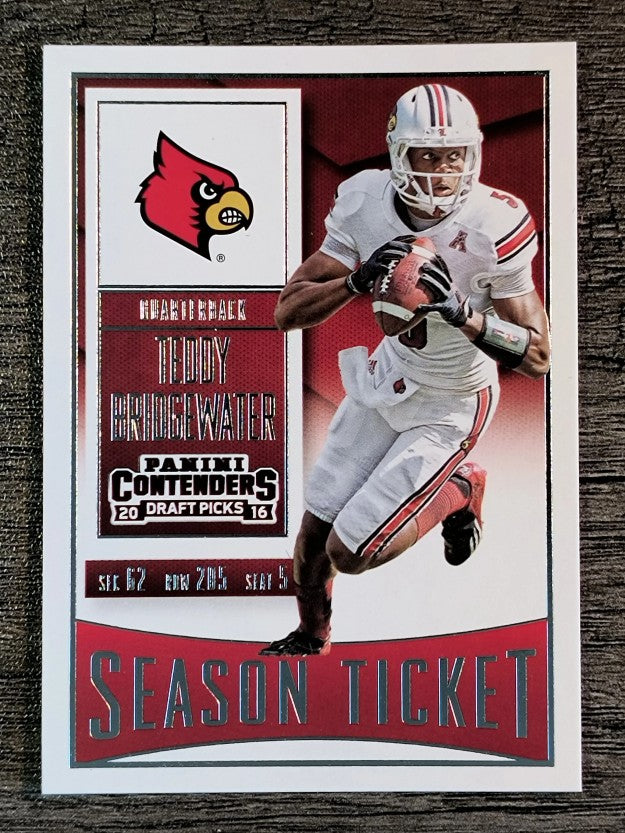 2016 Panini Contenders Draft Picks #91 Teddy Bridgewater