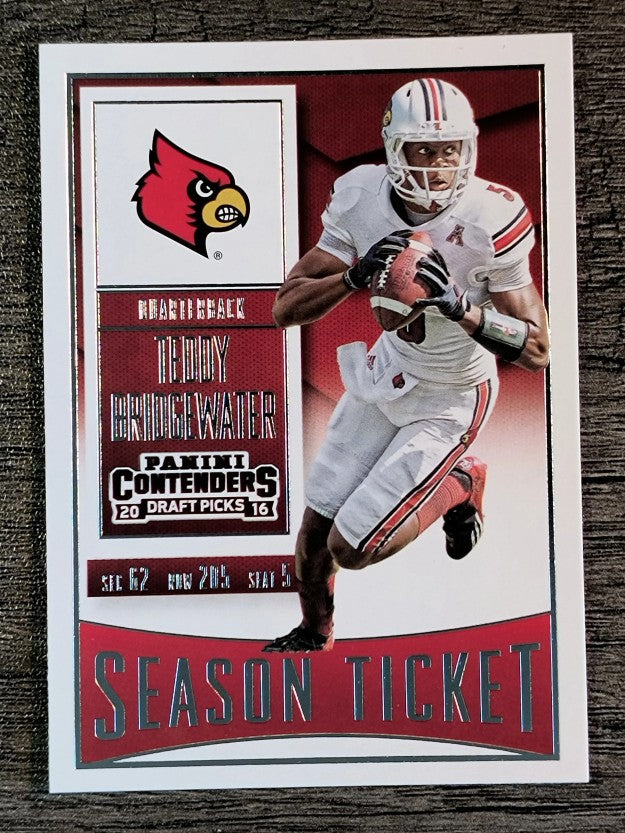2016 Panini Contenders Draft Picks #91 Teddy Bridgewater