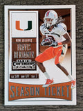 2016 Panini Contenders Draft Picks #97 Travis Benjamin