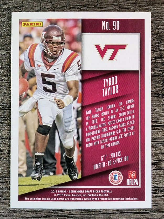 2016 Panini Contenders Draft Picks #98 Tyrod Taylor