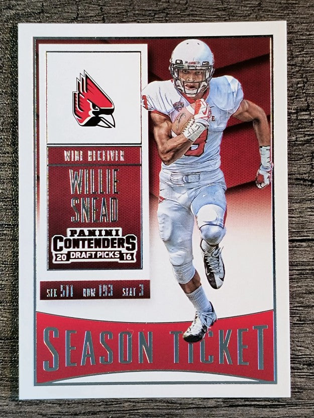 2016 Panini Contenders Draft Picks #100 Willie Snead