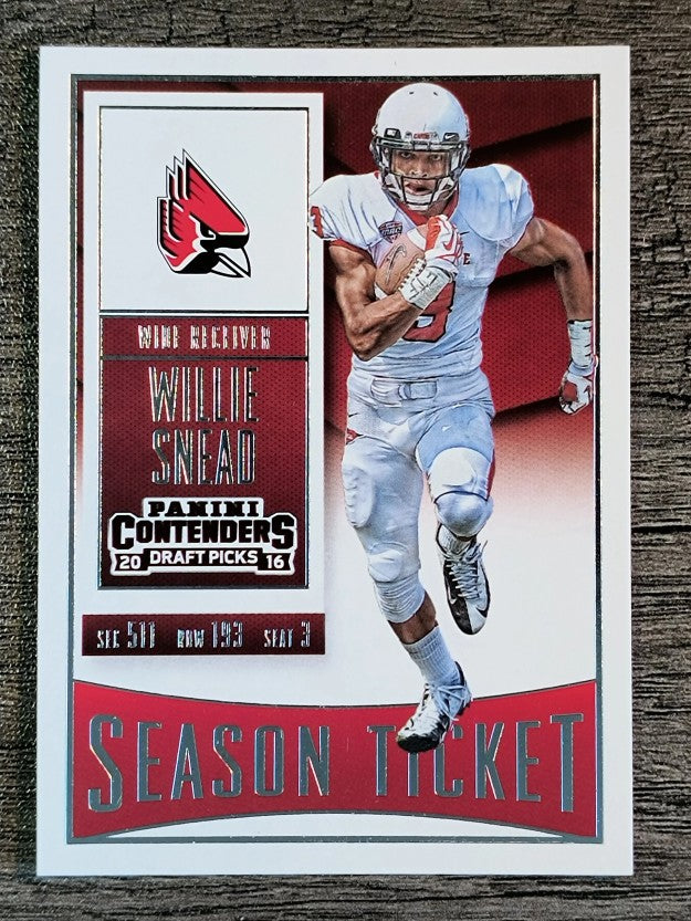 2016 Panini Contenders Draft Picks #100 Willie Snead