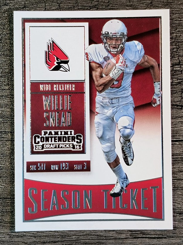 2016 Panini Contenders Draft Picks #100 Willie Snead