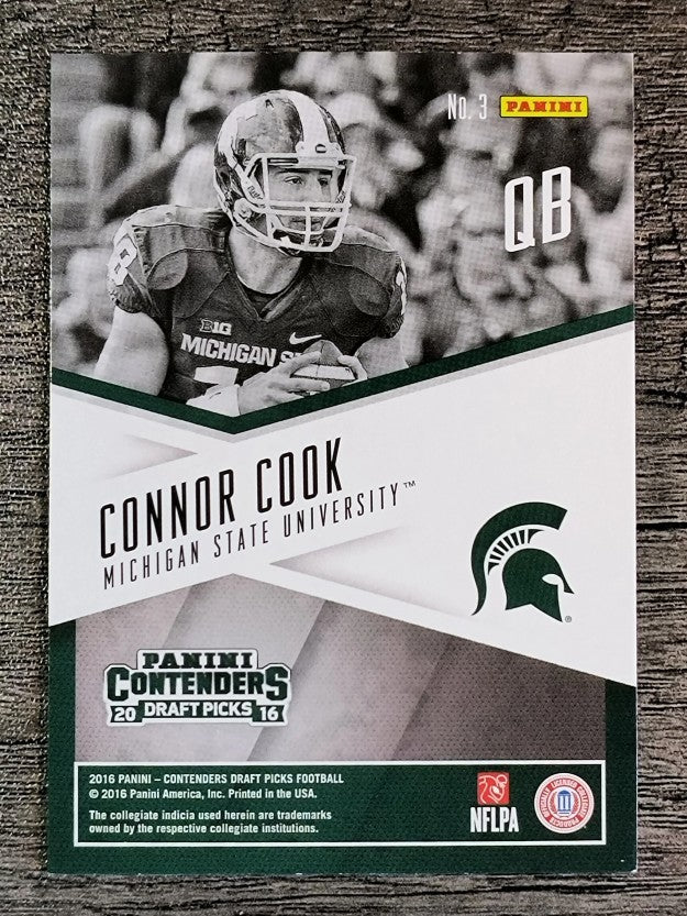 2016 Panini Contenders Draft Picks School Colors #3 Connor Cook