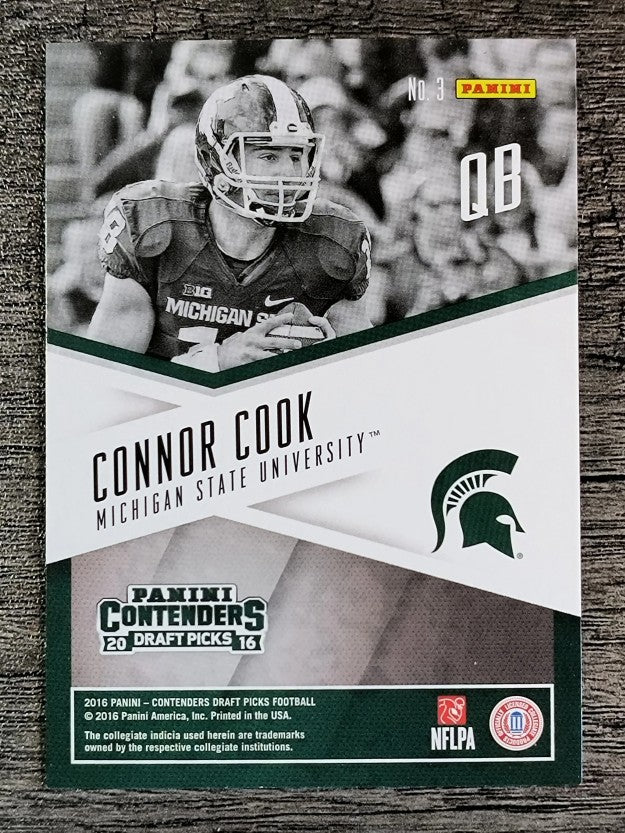 2016 Panini Contenders Draft Picks School Colors #3 Connor Cook