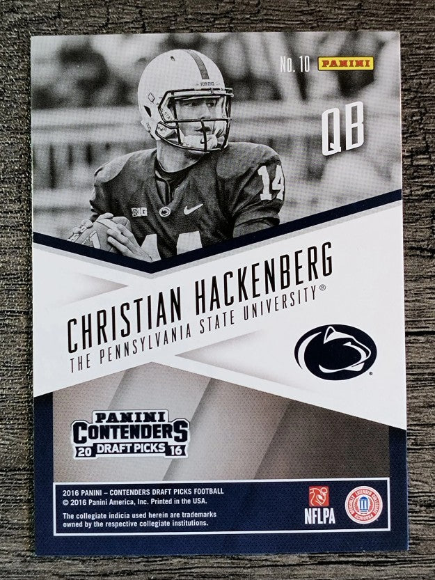 2016 Panini Contenders Draft Picks School Colors #10 Christian Hackenberg