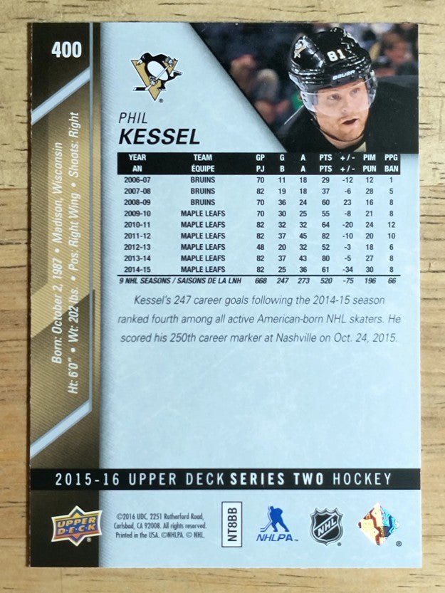 2015-16 Upper Deck #400 Phil Kessel