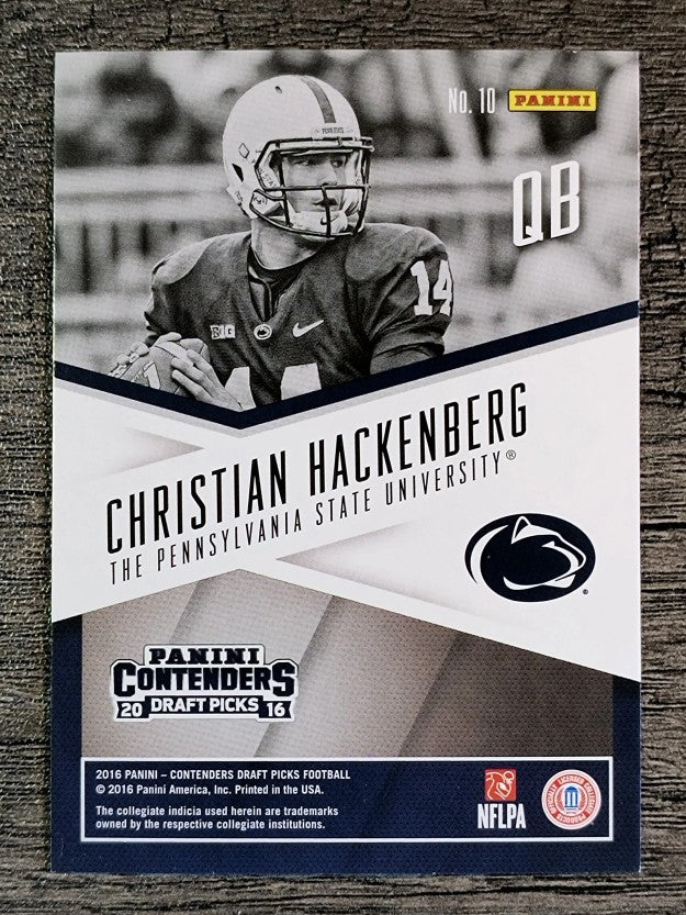 2016 Panini Contenders Draft Picks School Colors #10 Christian Hackenberg