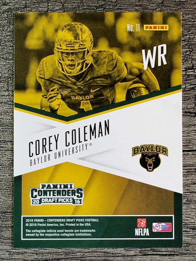 2016 Panini Contenders Draft Picks School Colors #11 Corey Coleman