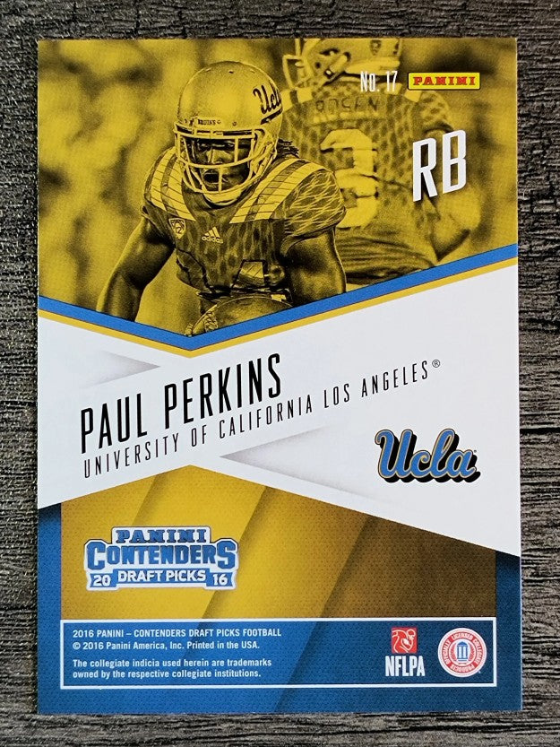 2016 Panini Contenders Draft Picks School Colors #17 Paul Perkins