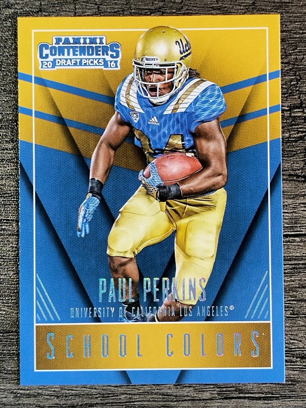 2016 Panini Contenders Draft Picks School Colors #17 Paul Perkins