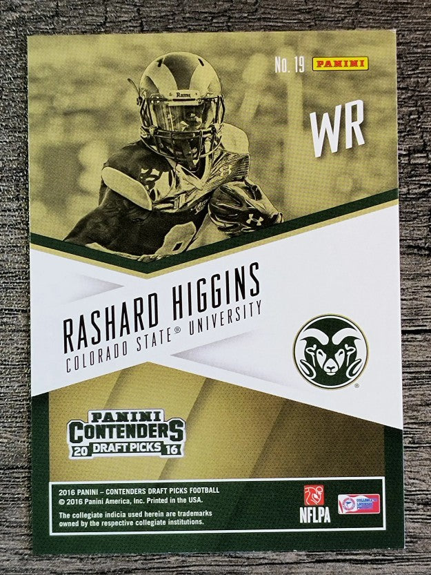 2016 Panini Contenders Draft Picks School Colors #19 Rashard Higgins