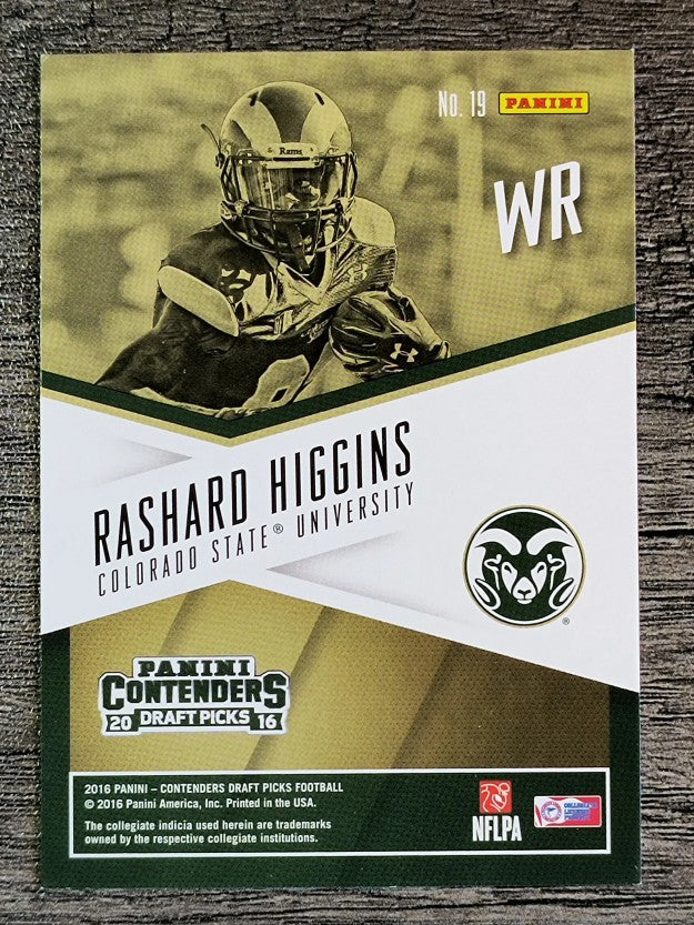 2016 Panini Contenders Draft Picks School Colors #19 Rashard Higgins