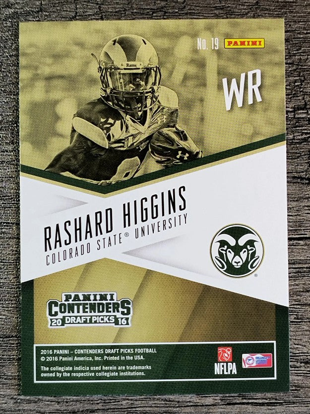 2016 Panini Contenders Draft Picks School Colors #19 Rashard Higgins