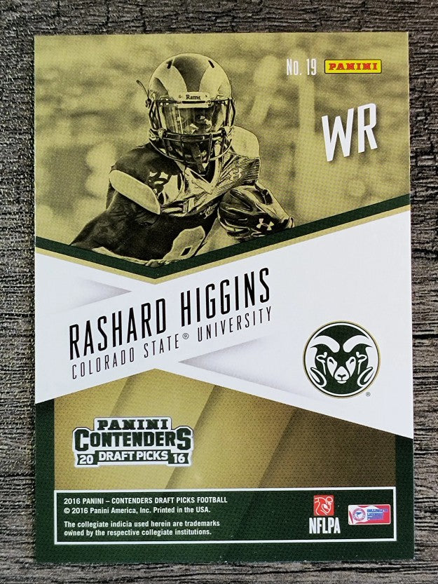 2016 Panini Contenders Draft Picks School Colors #19 Rashard Higgins