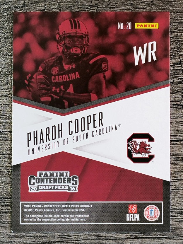 2016 Panini Contenders Draft Picks School Colors #20 Pharoh Cooper