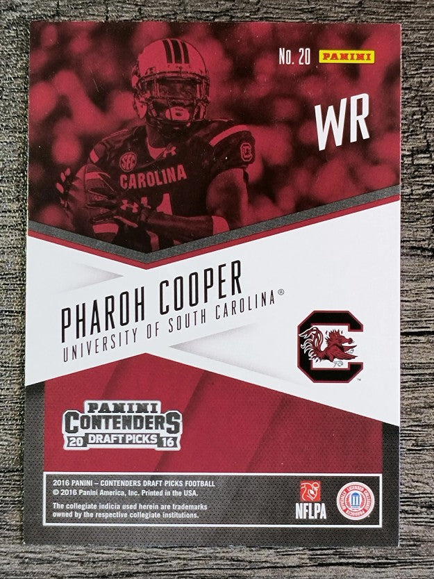 2016 Panini Contenders Draft Picks School Colors #20 Pharoh Cooper