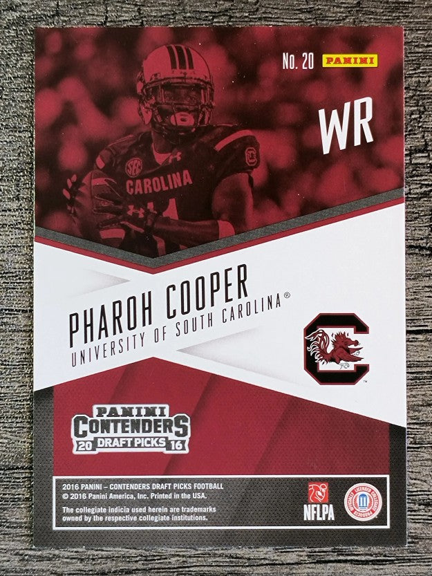 2016 Panini Contenders Draft Picks School Colors #20 Pharoh Cooper