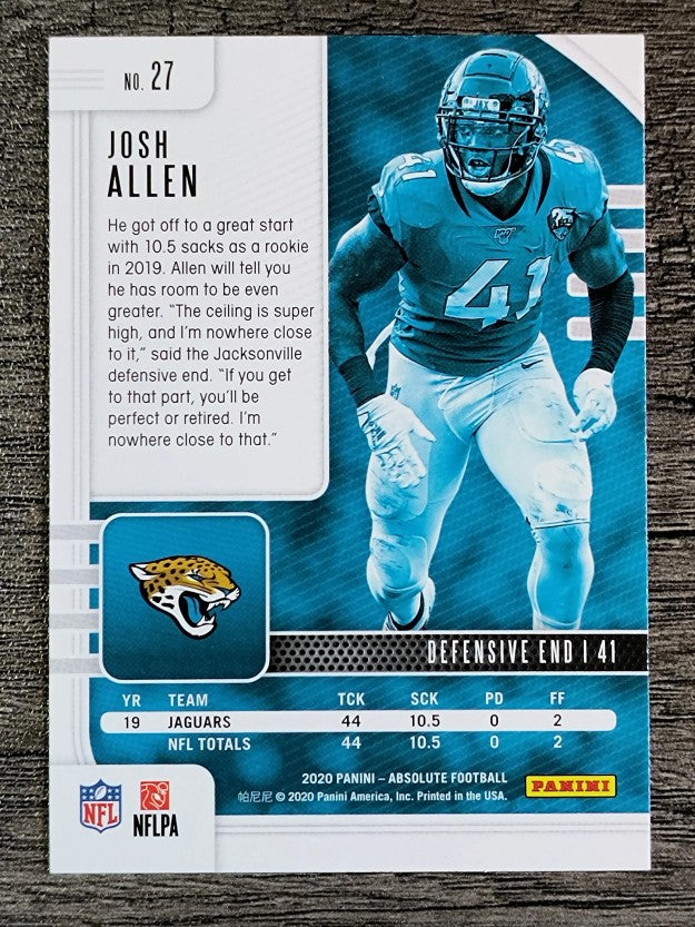 2020 Absolute Retail #27 Josh Allen