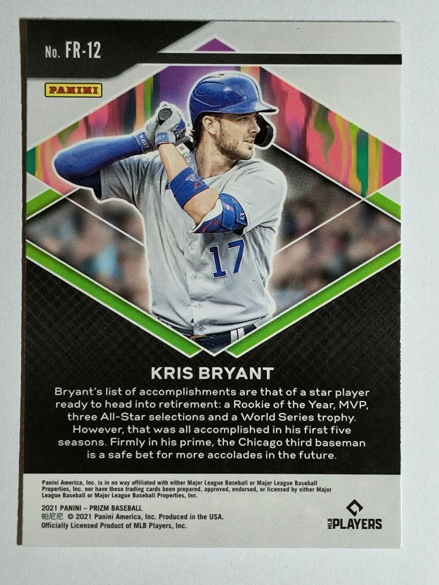 2021 Panini Prizm Fearless #12 Kris Bryant