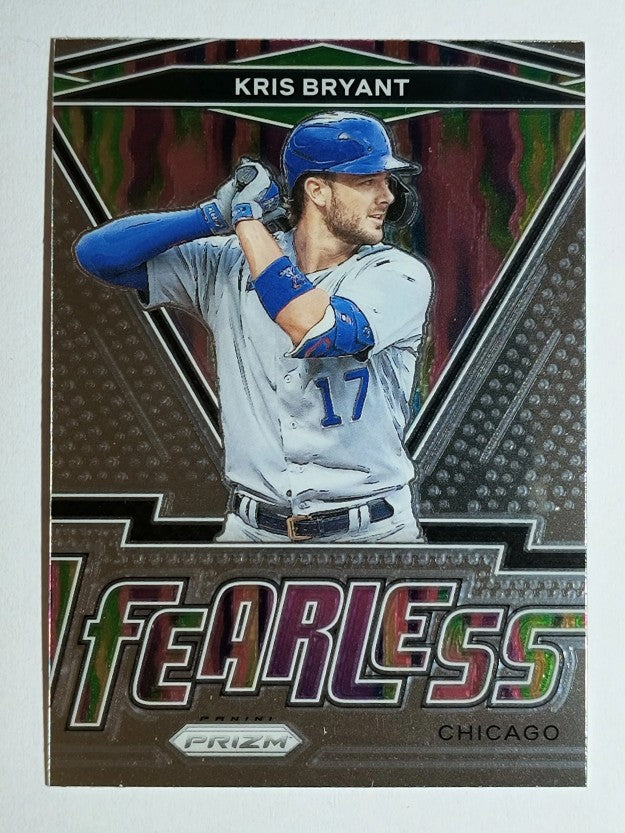 2021 Panini Prizm Fearless #12 Kris Bryant
