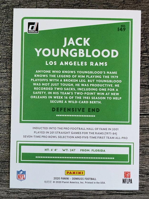 2020 Donruss #149 Jack Youngblood
