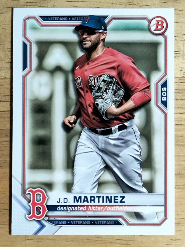 2021 Bowman #60 J.D. Martinez