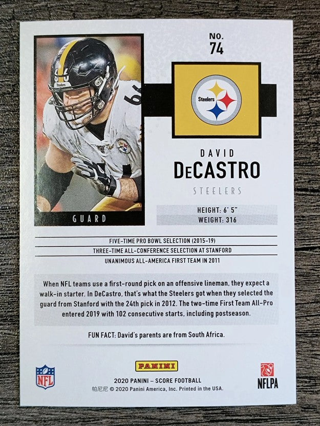 2020 Score #74 David DeCastro