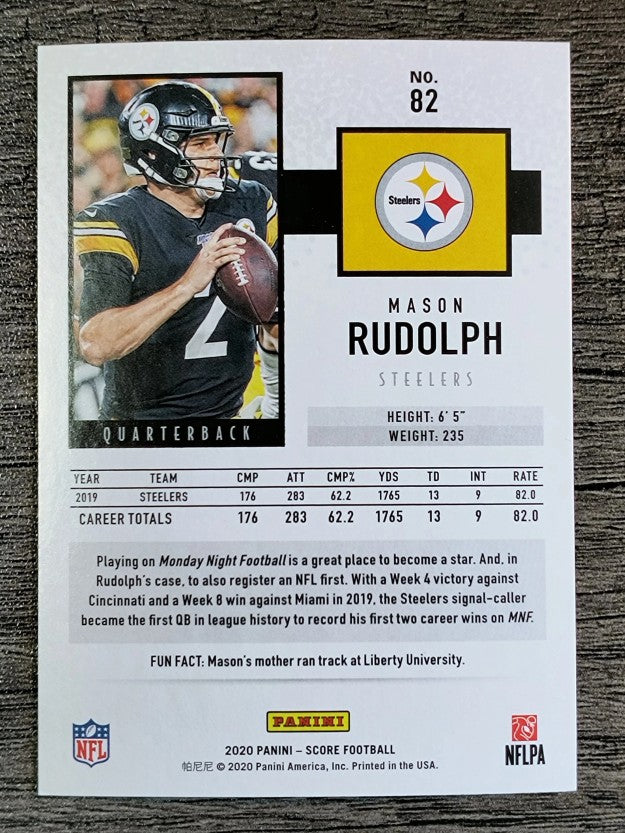 2020 Score #82 Mason Rudolph