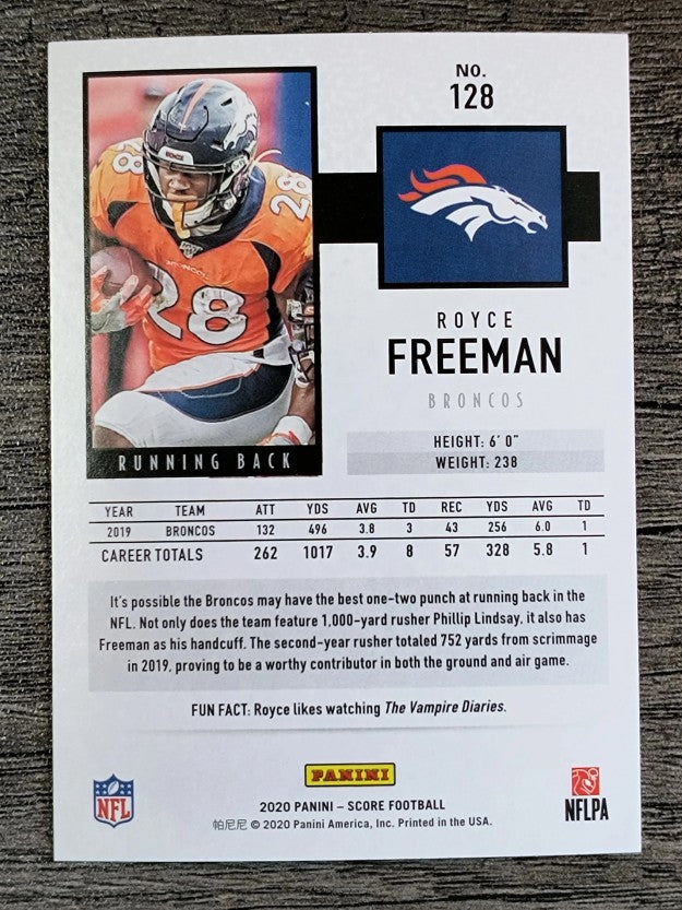 2020 Score #128 Royce Freeman